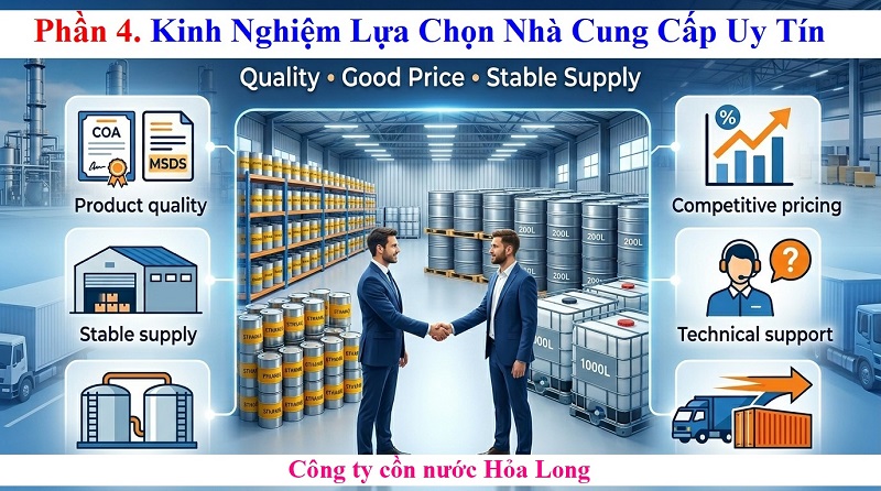 Báo Giá Ethanol Mới Nhất – Cập Nhật Giá Ethanol Theo Từng Loại Và Ứng Dụng
